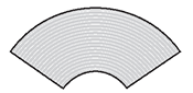 Грязезащитная решетка Титан Резина, радиальная форма