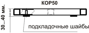 Опорная конструкция КОР50, схема